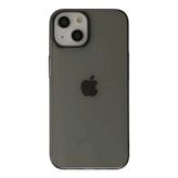 Lutesya iPhone 14 Plus Kılıf Pc Sert Şeffaf Kapak - Siyah