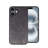 Lutesya iPhone 16 Plus Kılıf Aras Deri Kapak - Siyah