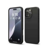 Lutesya iPhone 16 Pro Max Kılıf First Silikon - Siyah
