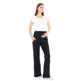 Luvmabelly - MYRA8155 - İspanyol Paça Çelik Örme Hamile Pantolonu