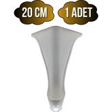 Lüx Lükens Beyaz 20CM Plastik Ayak Mobilya Masa ve Dolap AYAĞI(BEYAZ)(20CM) - 20cm - 1 ADET