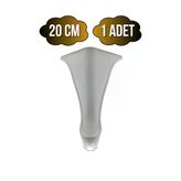 Lüx Lükens Beyaz 20Cm Plastik Ayak Mobilya Masa Ve Dolap Ayağı(Beyaz)(20Cm) Beyaz 20Cm 20Cm - 1 Adet