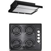 Luxell LX-420F - DS6-905 2'li Siyah Ankastre Set