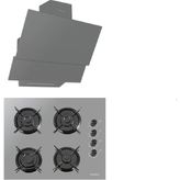 Luxell OC88 - DA6 835 Gri 2'li Ankastre Set