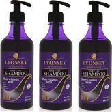 Lyonsey 3x500 ml Silver Gümüş Mor Şampuan