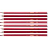 Lyra Kırmızı Kopya Kalemi - Pike - 8'li Set