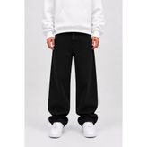 Lyvens Erkek Siyah Baggy Jean Pantolon