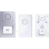 M-E Modern-Electronics Dect 1666136 40941 1 Aile Evi İle Kablosuz Kapı İnterkom Sistemi, Beyaz/Gümüş
