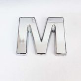 M Harfi Villa Tipi Krom Yapışkanlı 9 Cm Harf