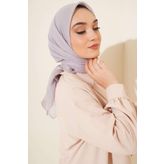 m moon scarf Premium Bambu Kraş Eşarp Gri