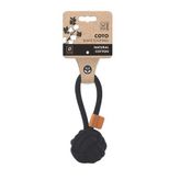 M-PETS COTO BLACK LOOP BALL 6,5CM ÇEKMELİ ÖRGÜ TOP OYUNCAK