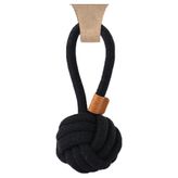 M-Pets Coto Black Loop Ball 8cm Çekmeli Örgü Top Oyuncak