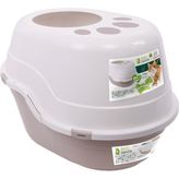 M-Pets Eco Kum Rengi 63x49x42 cm Tanta Üstten Girişli Kapalı Kedi Tuvaleti