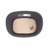 M-Pets Java Plastik Köpek Yatağı+minder (M)