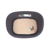 M-PETS JAVA PLASTİK KÖPEK YATAĞI+MİNDER (S)