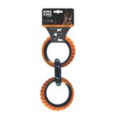 M-PETS RING KING KÖPEK OYUNCAĞI TRIPLE ORANGE/BLACK