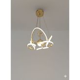 M.tek Top Helezon LED Avize - Gold