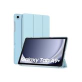m.tk moveteck Samsung Galaxy Tab A9 Plus 11 İnç Kılıf, Smart Uyku Modlu, Standlı, Şeffaf Kapaklı, Bebe Mavisi