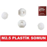 M2.5 Plastik Somun -Adet Seçenekli 24 Adet