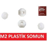 M2 Plastik Somun -Adet Seçenekli 100 Adet