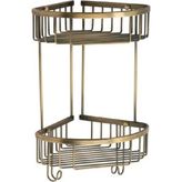 Mabelme Store Prime Banyo Duş Raf Sistemi Antik Renk 377X196X250 mm