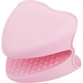 Macgon Açık Pembe Kalp Şekilli Fırın Eldiveni