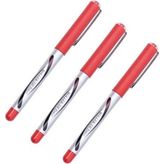 Macgon Kırmızı Pilot Kalem 3 Adet, Roller Tip Pen 0.5mm Kırmızı Yazı Kalemi