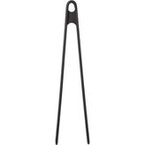 Macgon Silikon Kızartma Maşası Siyah 29 cm - Büyük Boy Komple Silikon Maşa Siyah