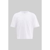 Machinist Erkek Basic Pamuklu Crop Oversize Tişört Beyaz - White