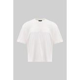Machinist Erkek Basic Pamuklu Crop Oversize Tişört Ekru - XL