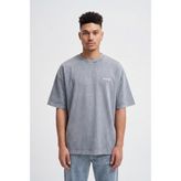 Machinist Erkek Basic Yıkamalı Relaxed Tişört Gri - Ghost - XL