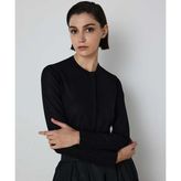 Machka Basıc Triko Hırka MS1260050001001 - Siyah - L