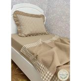 Madame Asel Home Pike Yatak Örtüsü Waffle - Bej