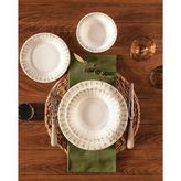 Madame Coco Alice 24 Parça Mavi Stoneware Yemek Takımı 6 Kişilik Desenli Şık Tasarım