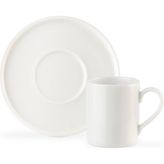 Madame Coco Dory 6 Kişilik 12 Parça Kahve Fincan Takımı - Beyaz - 110 ml