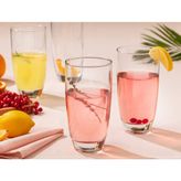 Madame Coco Fabienne 4'lü Meşrubat Bardağı Seti - 525 ml - Şeffaf