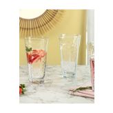 Madame Coco Floressa 4'lü Meşrubat Bardağı Seti - Şeffaf - 475 ml
