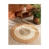 Madame Coco Janvry Bej Krem 120 cm Yuvarlak Kilim
