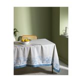 Madame Coco Ravage Polycotton Masa Örtüsü - Gri/Mavi - 150x200 cm