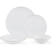 Madame Coco YSET0000000119 Allons Beyaz-Silver 6 Kişilik 24 Parça Yemek Takımı