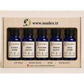 Madex 5 Li Orjinal Parfüm Esans Seti Her Biri 20 ml
