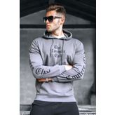 Madmext 2877 Füme Baskılı Kapşonlu Erkek Sweatshirt