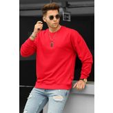 Madmext 4782 Bordo Erkek Sweatshirt