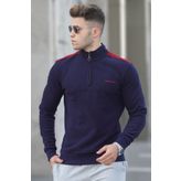 Madmext 5155 Lacivert Erkek Sweatshirt