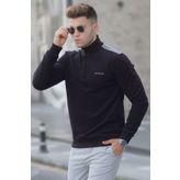 Madmext 5155 Siyah Erkek Sweatshirt