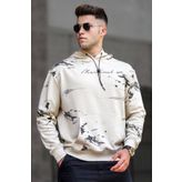 Madmext 5291 Bej Erkek Sweatshirt