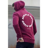 Madmext 5306 Bordo Baskılı Erkek Sweatshirt