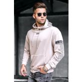 Madmext 5332 Bej Erkek Sweatshirt