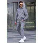 Madmext 5905 Grimelanj Kapüşonlu Basic Eşofman Takımı
