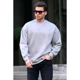 Madmext 6048 Gri Erkek Sweatshirt